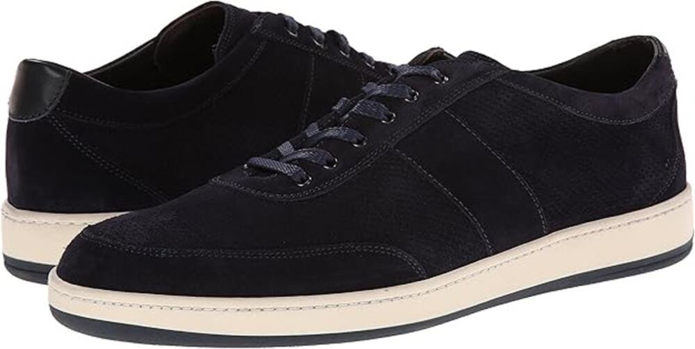To Boot New York Dale Oxford Sneakers Suede Leather Lace Up Softy Foro Blue 8